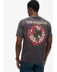 Superdry - & Co Tattoo Loose T-shirt - Lyst
