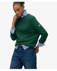 Superdry - & Co Slouchy Knitted Crew Jumper - Lyst