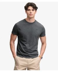 Superdry - & Co Essential Stacked Logo Embroidered T-shirt - Lyst