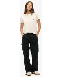 Superdry - & Co Low Rise Straight Cargo Pants - Lyst
