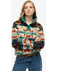 Superdry - Classic Super Soft Printed Henley Jumper - Lyst