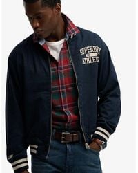 Superdry - Twill Varsity Bomber Jacket - Lyst
