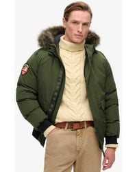 Superdry - Everest Faux Fur Bomber Jacket - Lyst