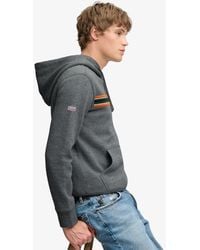 Superdry - & Co Outdoors Stripe Logo Hoodie - Lyst