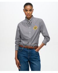 Superdry - & Co Slim Crest Poplin Long Sleeve Shirt - Lyst