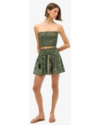Superdry - & Co Paisley Print Mini Skirt - Lyst