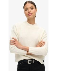 Superdry - Essential Mock Neck Jumper - Lyst