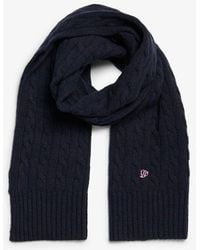 Superdry - & Co Premium Cable Knit Scarf - Lyst