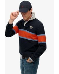 Superdry - & Co Vintage Athletic Stripe Rugby Top - Lyst