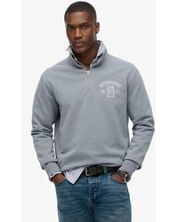 Superdry - & Co Athletic Essentials Half Zip Sweatshirt - Lyst