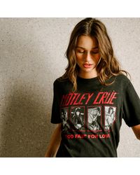 Superdry - Motley Crue X Cap Sleeve T-shirt - Lyst