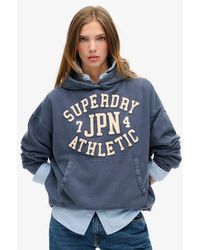 Superdry - & Co Athletic Essentials Applique Oversized Hoodie - Lyst