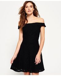 frankie lace dress bardot