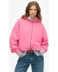 Superdry - Femme Sweat À Capuche Zippé Studios Taille - Lyst