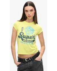 Superdry - & Co Varsity Burnout T-shirt - Lyst