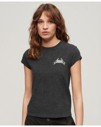 Superdry - T-shirt à mancherons metallica x - Lyst