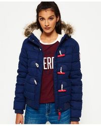 Superdry - Marl Toggle Puffle Jacket - Lyst