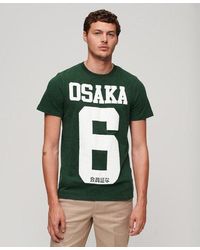 Superdry - Osaka 6 Puff Print T-shirt - Lyst