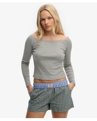 Superdry - Athletic Essentials Lace Long Sleeve Top - Lyst