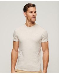 Superdry - T-shirt brodé avec logo essential en coton bio - Lyst