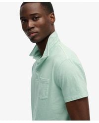 Superdry - & Co Classic Cotton Linen Polo Shirt - Lyst