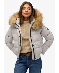 Superdry - Everest Hooded Bomber Jacket - Lyst
