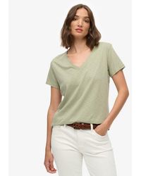 Superdry - & Co Studios Slub Embroidered T-shirt - Lyst