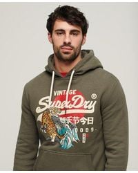 Superdry - Classic Embroidered Logo Tokyo Vintage Hoodie - Lyst