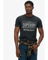 Superdry - & Co Heritage Brand Relaxed T-shirt - Lyst