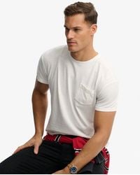 Superdry - & Co Classic Cotton Linen Pocket T-shirt - Lyst