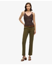 Superdry - & Co Mid Rise Chino Trousers - Lyst