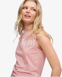 Superdry - Bench X & Co Bench Fitted Layer Tank Vest - Lyst