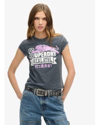 Superdry - Varsity Burnout T-shirt - Lyst