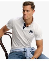 Superdry - & Co Pique Monogram Polo Shirt - Lyst
