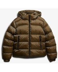 Superdry - & Co Hooded Luxe Sports Puffer Jacket - Lyst