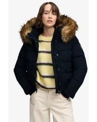 Superdry - Everest Hooded Bomber Jacket - Lyst