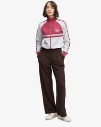Superdry - & Co Mid Rise Pinstripe Trousers - Lyst