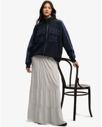 Superdry - & Co Woven Tiered Maxi Skirt - Lyst