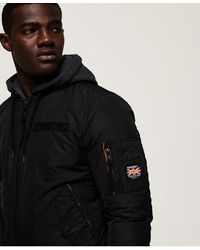 superdry rookie wax military jacket