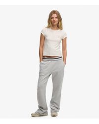 Superdry - Athletic Essentials Logo Low Rise Flare Jogger - Lyst