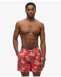 Superdry - Homme Short De Bain À Imprimé Hawaïen Longueur 43 Cm Taille - Lyst