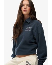 Superdry - & Co Athletic Collared Half Zip Jumper - Lyst