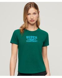Superdry - & Co Super Athletics Fitted T-shirt - Lyst