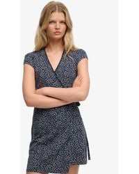 Superdry - & Co Athletic Essential Wrap Dress - Lyst