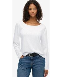 Superdry - & Co Studios Slub Long Sleeve Top - Lyst