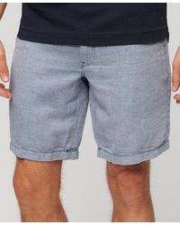 Superdry - Drawstring Linen Shorts - Lyst