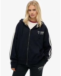 Superdry - Athletic Essentials Relaxed Zip Hoodie - Lyst