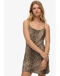 Superdry - & Co Bias Cut Mini Slip Dress - Lyst