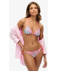 Superdry - Tie Side Cheeky Bikini Briefs - Lyst
