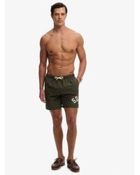 Superdry - Printed Logo 16-Inch Swim Shorts - Lyst